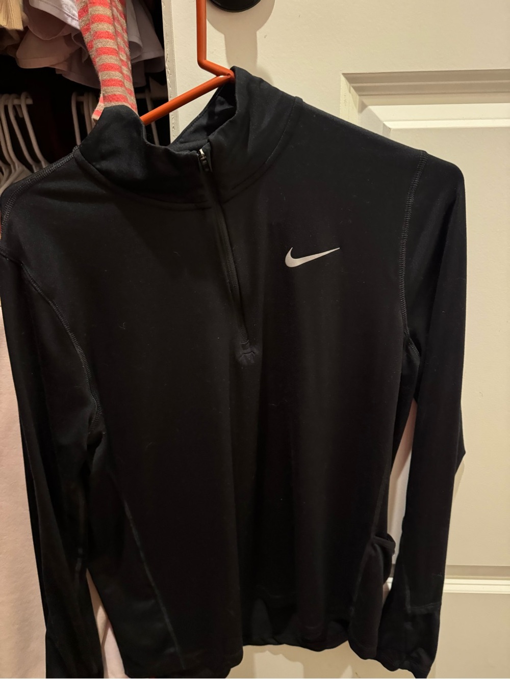 Nike Black Dri-FIT Quarter-Zip Pullover